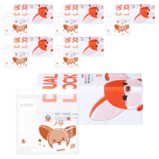 MOTHER-K K-MOM 銀離子雙夾鏈抗菌袋 Set 15個, 添加Ag+銀離子抗菌劑, 韓國研究院、SGS檢驗99.9%有效抗菌, S, 6盒