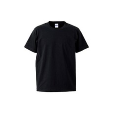 United Athle 厚磅短T 4252, XL, 黑色