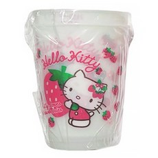 Hello Kitty 漱口杯2入組 (顏色隨機) 可愛卡通塑膠水杯, 2個