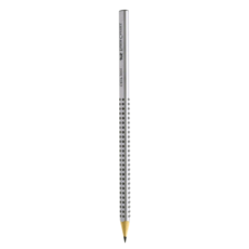 FABER-CASTELL 輝柏 握得住鉛筆 2B 2001, 銀色, 12支