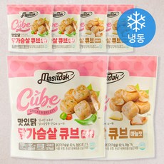 맛있닭 닭가슴살 큐브 100g x 2종 x 6팩 세트 (냉동), 1세트