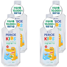 PERIOE 倍麗兒 木糖醇10000無酒精零孩童漱口水 蘋果香, 320ml, 4個