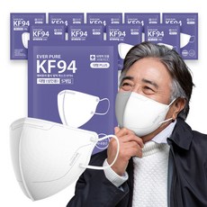 에버퓨어 새부리형 황사방역마스크 대형플러스 KF94, 5개입, 10개, 화이트