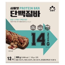 심플잇 단백질바 12p, 600g, 1개