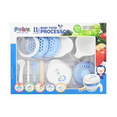 PUKU 藍色企鵝 11件式豪華食物料理組, BPA Free, 1組