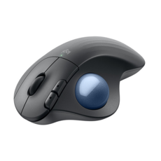 logitech 羅技 ERGO 軌跡球滑鼠, M575S, 石墨黑
