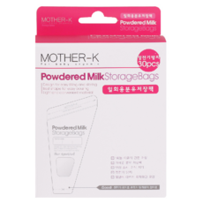 MOTHER-K 奶粉儲存袋 Set 30入, 防靜電處理 奶粉完美倒入不沾黏, 超輕量外出無負擔, 1盒