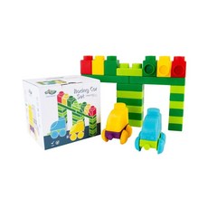UNiPLAY 抗菌軟積木 交通系列 賽車組, 軟材質 食品級材質 不含BPA 抗菌 易於清潔 台灣製造, 1組