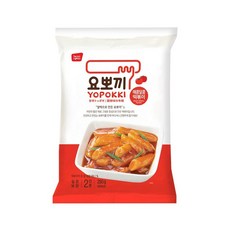 YOPOKKI 甜辣味辣炒年糕，道地的韓國美食，Q軟有嚼勁，微波加熱即可食用, 280g, 1袋