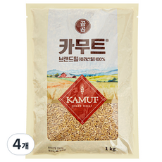 곰곰 카무트® 브랜드(호라산밀) 100%, 1kg, 4개
