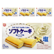 Deli 好食 薄鹽香草風味蛋糕, 6入, 108g, 4盒