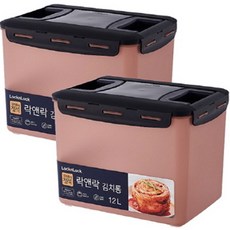락앤락 뉴 김치통 정석 핑크, 2개, 12L