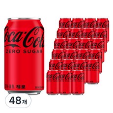 코카콜라 제로, 350ml, 48개