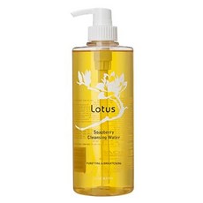 SOAPBERRY 古寶無患子 LOTUS 保濕香蓮卸妝液, 適用敏弱性及一般肌膚, 溫和不刺激, 卸妝潔膚舒緩保濕4效合1, 500g, 1瓶