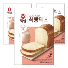 CJ BEKSUL 白雪 CJ The First Food Company吐司預拌粉, 3個, 760g