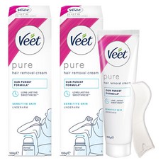Veet 薇婷 Underarm敏感肌膚美體霜, 2個, 100g