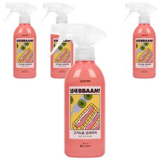 샤프란 케어 냄새뺌 섬유탈취제 방금 씻은 비누향 본품, 400ml, 4개