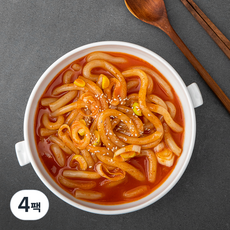 오분떡볶이 후볶이 달콤순, 370g, 4팩