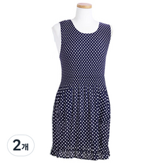 한스빌 도트 쉬폰 앞치마