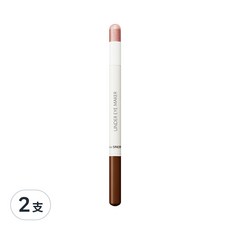 THe SaeM 得鮮 媚眼臥蠶雙頭眼影棒, 淺棕色陰影, 珠光/亮片打亮, #02, 2支