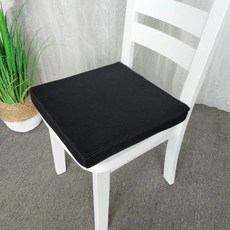 德利生活 高密度海綿墊 40 x 40 x 5cm 黑色 標準坐墊