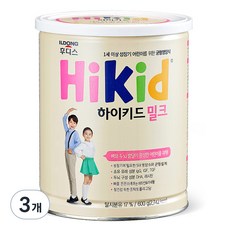 일동후디스 하이키드 밀크 영양식, 600g, 3개
