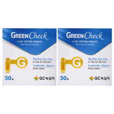 GC Biopharma Green Check血糖測量檢查紙, 50張, 2個