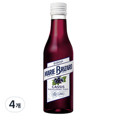 마리브리자드 블랙커런트 시럽, 250ml, 4개