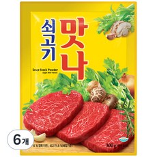 대상 쇠고기 맛나, 300g, 6개