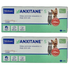 Virbac 維克 安麗寧S 穩定助劑, 幫助貓狗穩定情緒和放鬆，適用於小於10kg的小型犬貓, 壓力緩解/安撫情緒/注意力集中, 30顆, 2盒