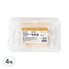우진엿 명인 전통 가락엿, 140g, 4개