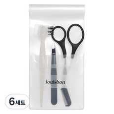 루이본 눈섭정리 3종세트, 6세트, 블랙