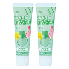 GC 而至 兒童含氟牙膏 蘋果口味 40g 2入組-兒童護齒，清新口氣, 2條