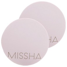 MISSHA 輕透裸光無瑕氣墊粉餅 No.21 白皙 SPF50+ 台灣公司貨 2個