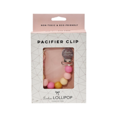 Loulou Lollipop 加拿大繽紛串珠奶嘴鍊, 無毒環保奶嘴夾, 1個