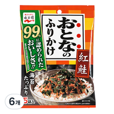 오토나노 후리가께 베니샤케 조미료 연어맛, 11.5g, 6개