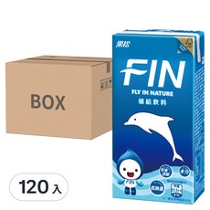 黑松 FIN 補給飲料, 補充水分及電解質, 等滲透壓設計, 低熱量, 24入, 300ml, 120入