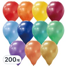 펄 라운드 풍선 30cm, 랜덤발송, 200개
