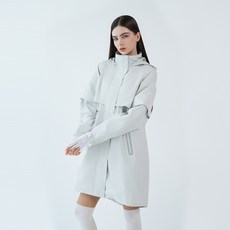 테크스킨 여성용 레인플렉스 골프 레인코트, 크림, 1개