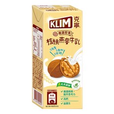 KLIM 克寧 核桃燕麥牛乳, 優選核桃 提升思考力 高鈣 益菌生 24入, 198ml