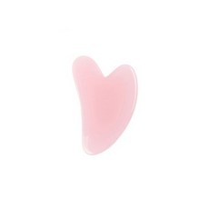 미빌 얼굴 바디 마사지 괄사 스톤, 핑크, 1세트