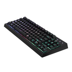 앱코 HACKER K150 텐키리스 레인보우 LED 게이밍 멤브레인 유선 키보드 - 이미지 3