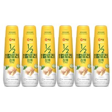 CJ BEKSUL 白雪 半卡路里芝麻沙拉醬, 245g, 6個