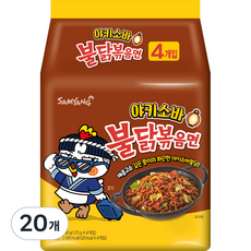 삼양 야키소바 불닭볶음면 125g, 20개