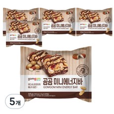 곰곰 미니 에너지바, 325g, 5개