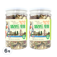 건강 샐러드 토핑 혼합견과, 300g, 6개