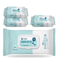 케이크린업 물걸레 청소포 30매, 4개 4개