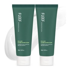 FLEEF 蘆薈刮鬍凝露, 100毫升, 2個