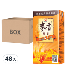 統一 麥香奶茶 300ml - 經典國民飲品，大麥風味, 48入