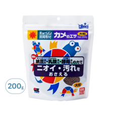 Hikari 高夠力 浮水性 飼育教材 烏龜飼料, 大粒, 200g, 1包